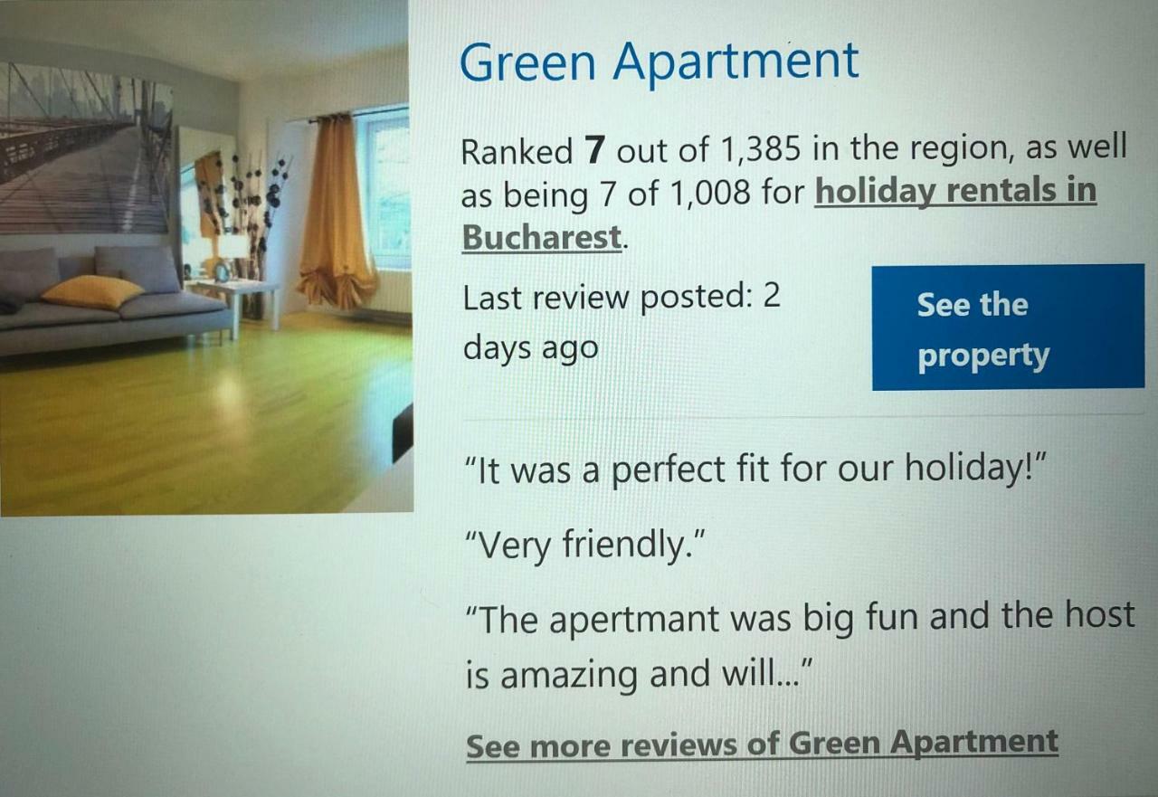 Green Apartment 6 Букурещ Екстериор снимка